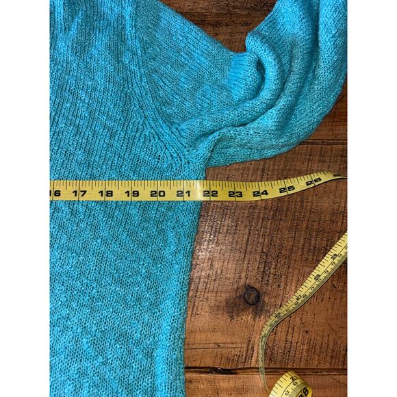 Tommy Bahama Womens Blue Teal 3/4 Sleeve Pullover Beach Coverup Sweater Size XL - Picture 8 of 8